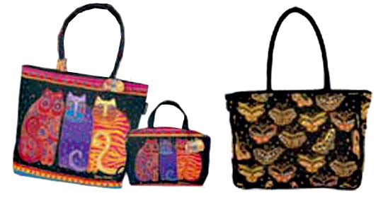 variety of designer and one of a kind bags, variety of sizes and styles