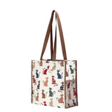 Canvas Bag - Cheeky Cat tapestry tote