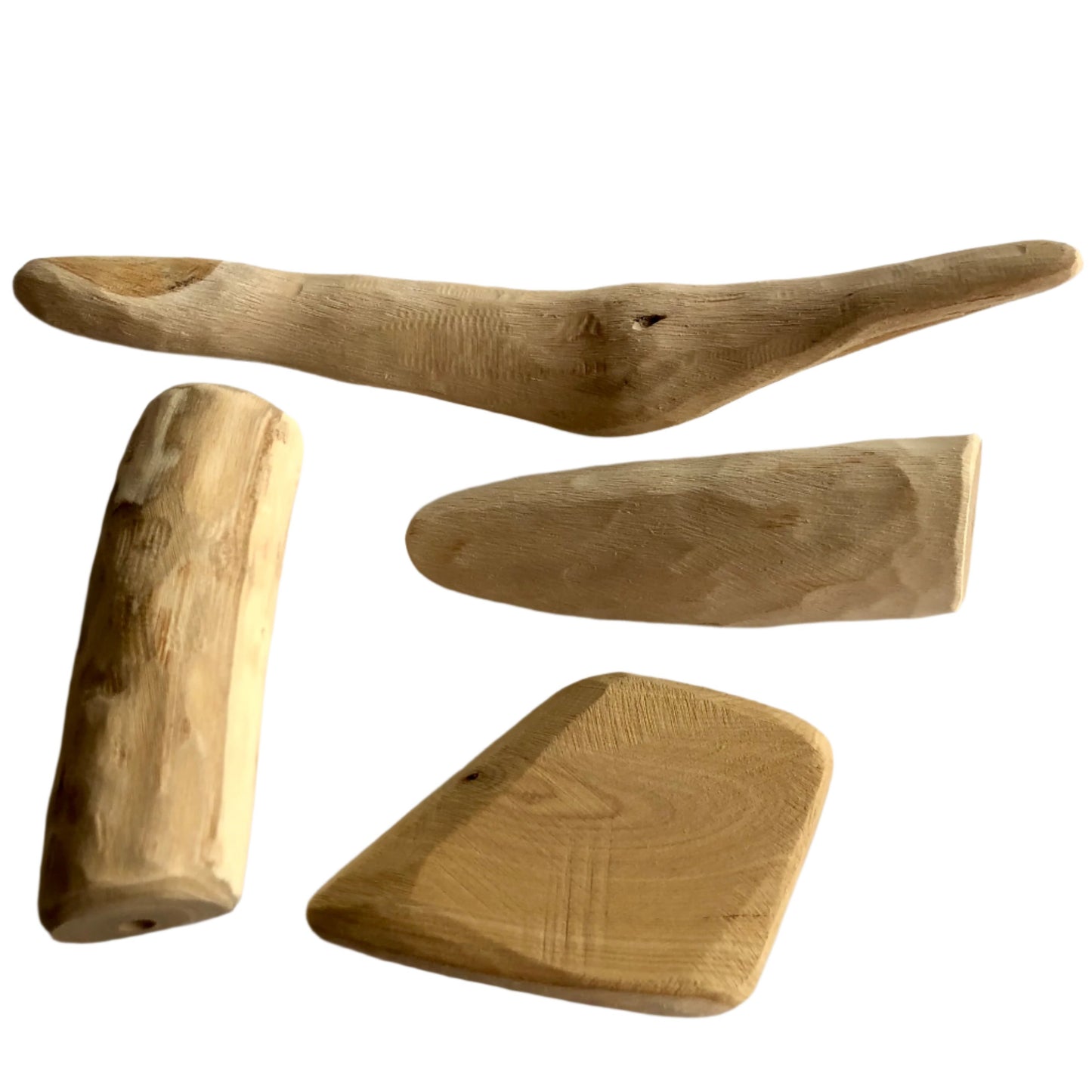 honeysuckle wood chunks of all different shapes and sizes within the 24-31g range, as seen flip side