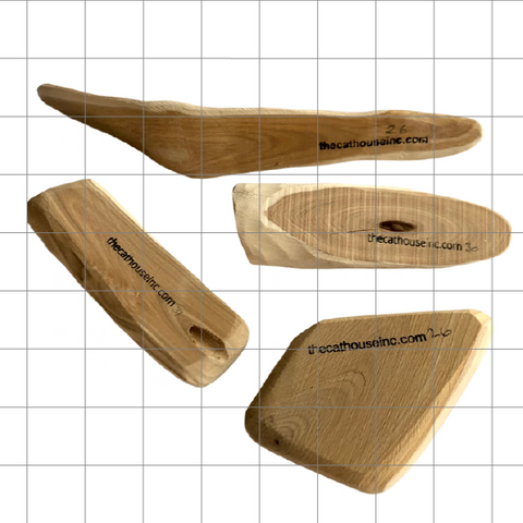 honeysuckle wood chunks of all different shapes and sizes within the 24-31g range