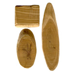 slabs of Honeysuckle wood, pieces range in weight from 70-79g,
a slab is a large slice. seen here flip side