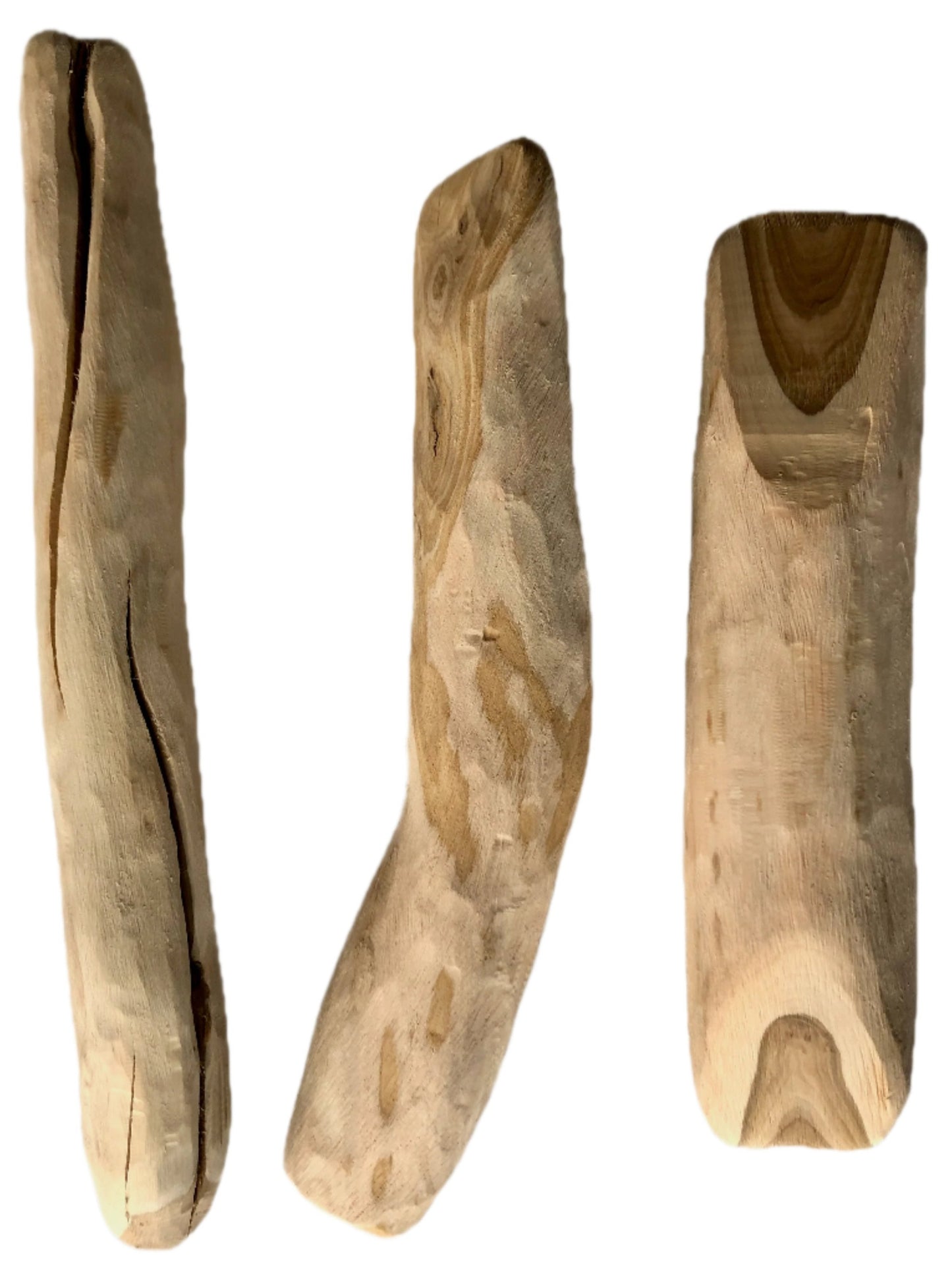 sticks of Honeysuckle wood, pieces range in shape, size and weight in the 200g range, seen here on flip side