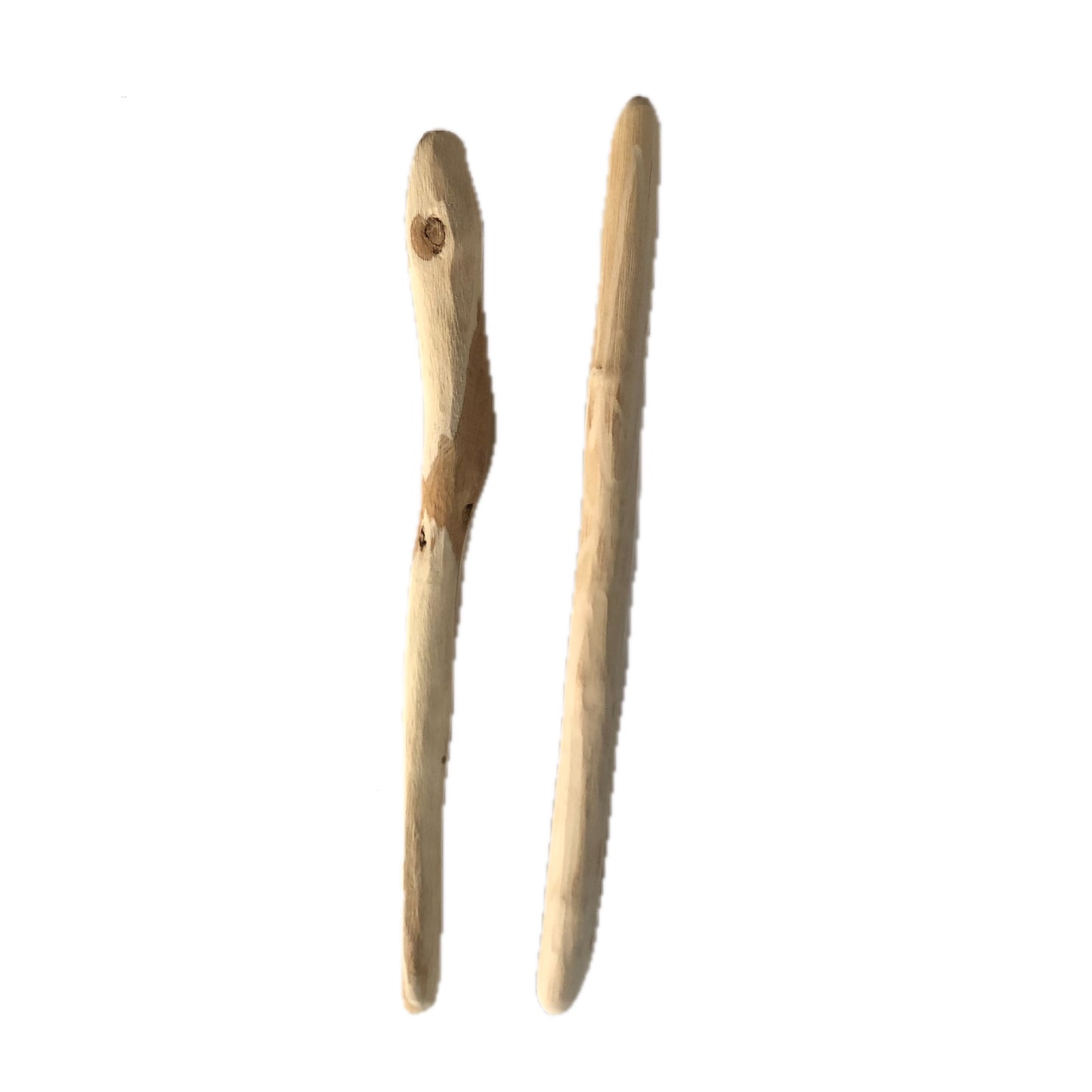 A single stick of Honeysuckle wood, pieces range in shape, size and weight in the 60 range, seen here on flip side