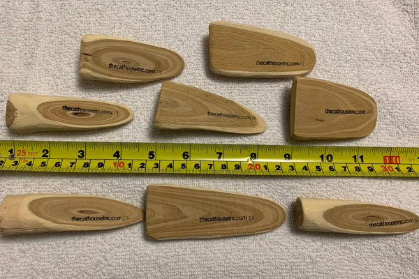 chunks of honeysuckle wood in a variety of sizes, 16-22g